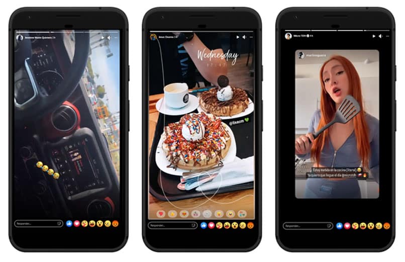 ver historias de facebook